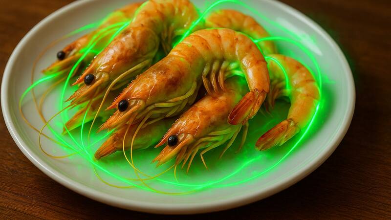 Ordenan retirar de todos los supermercados estos camarones mortales por "contaminación radiactiva".