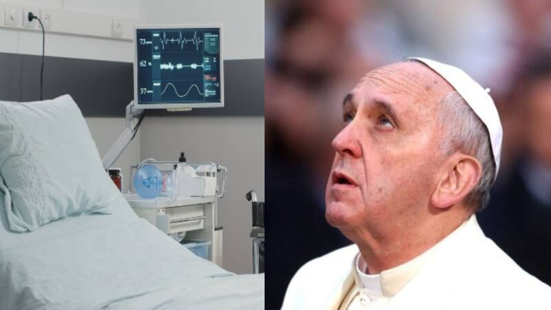 El papa Francisco seguirá internado. Fuente: Archivo.