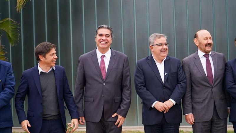 Kicillof, Capitanich, RaúlJalil y Gildo Insfran