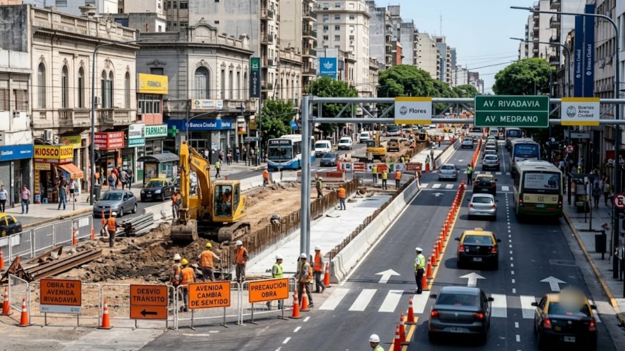Megaobra en Buenos Aires: dos de las principales avenidas de la Ciudad cambian de sentido