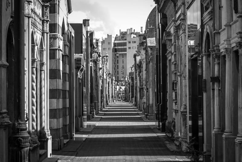 Interior del Cementerio de la Recoleta. Fuente: Buenos Aires Ciudad.