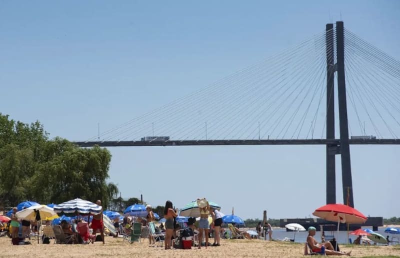 La imperdible vista del Balneario La Florida, en Rosario (Fuente: Instagram | @lafloridarosario)