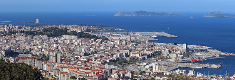 La ciudad de Vigo ofrece las playas más atractivas del país. (Foto: Wikipedia).