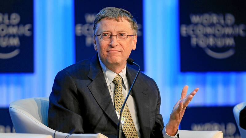 Bill Gates siempre mostró tener un estilo simple.