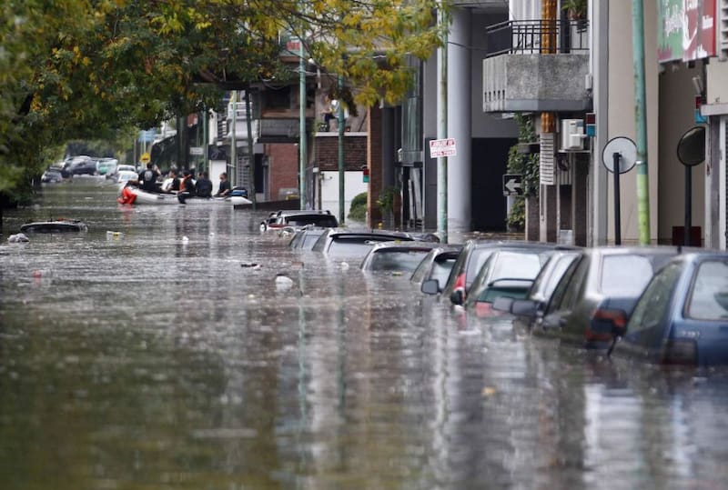 Lluvias e inundaciones en Colombia.