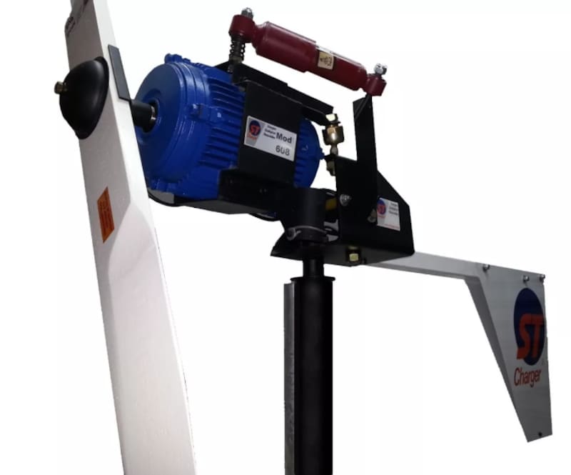 En combinación con sistemas de almacenamiento de energía, el aerogenerador puede garantizar suministro constante. (Foto: Captura Mercado Libre)