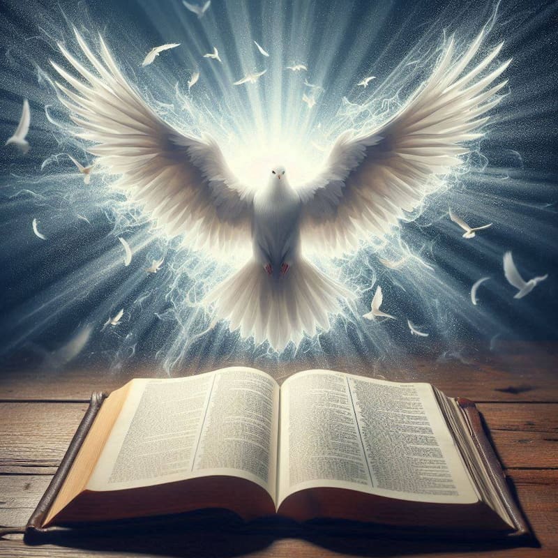 El evangelio del día. Fuente: Bing AI.