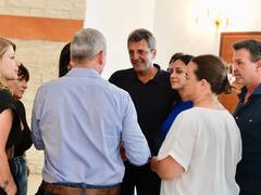 Massa vuelve al discurso de mano dura y reaparece con parte de su equipo económico