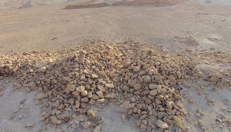 Restos de uno de los campamentos romanos (Foto: Omer Ze'evi Berger).