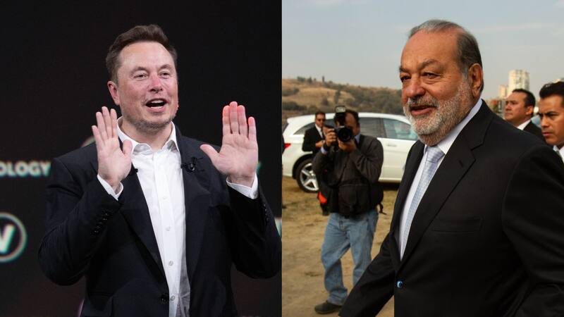 El negocio entre Carlos Slim y Elon Musk que no prosperó: los motivos. Fuente: Archivo Cronista México.