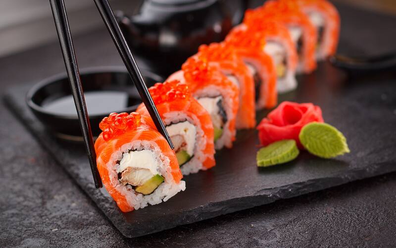 Un sushi ampliamente vendido fue sacado de circulación para prevenir infecciones graves. Fuente: Shutterstock.