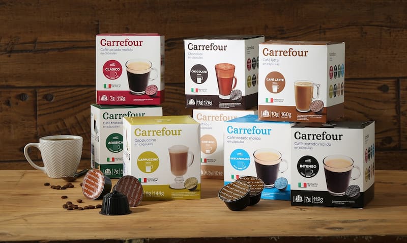 Carrefour entró en el mercado de pods compatibles con Dolce Gusto
