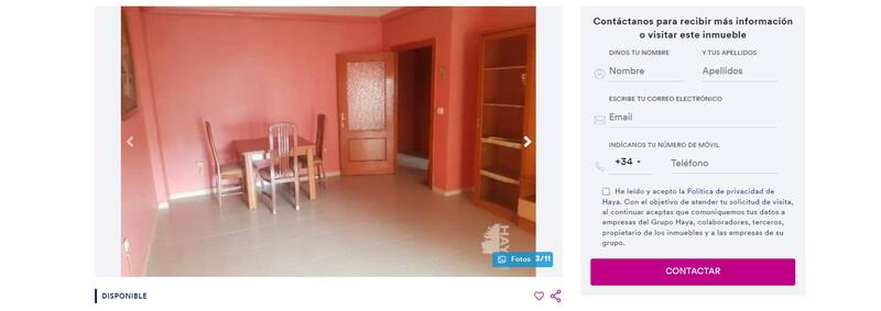 Este piso, situado en una agradable zona de Jaén, es una gran oportunidad de inversión. (Foto: haya.es)