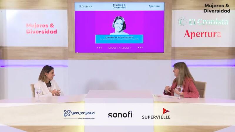 Johanna Moreno Andrade (Dow), moderada por Juliana Monferrán (El Cronista)