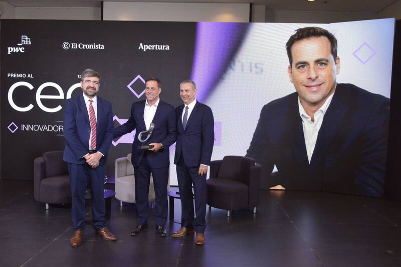 De Goñi (El Cronista), Zuppi (Stellantis) y Urus (PwC)