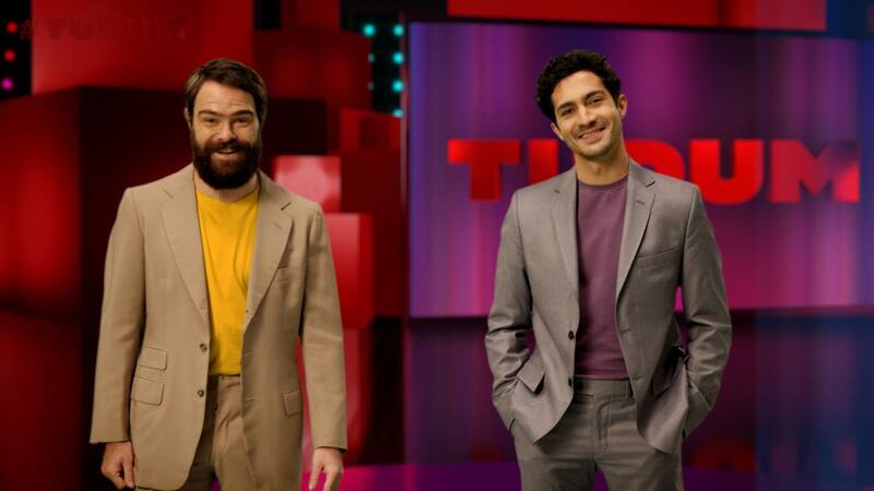 Peter Lanzani y el Chino Darín participaron de la segunda edición del Tudum. (Foto: Netflix).