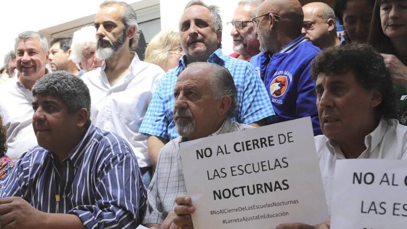 Moyano, Yasky y Micheli al anunciar la estrategia contra el tarifazo