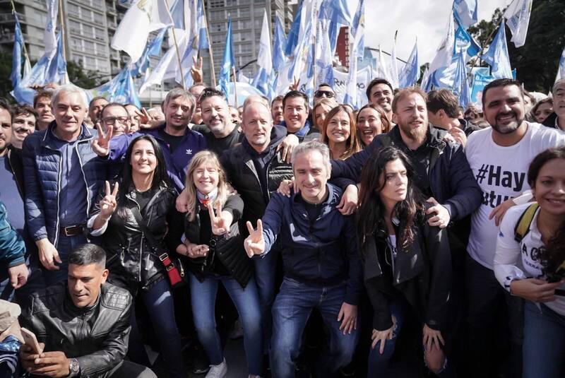 Máximo Kirchner en la ex ESMA.