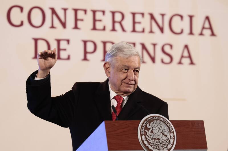 AMLO, presidente de México. Fuente: Archivo.