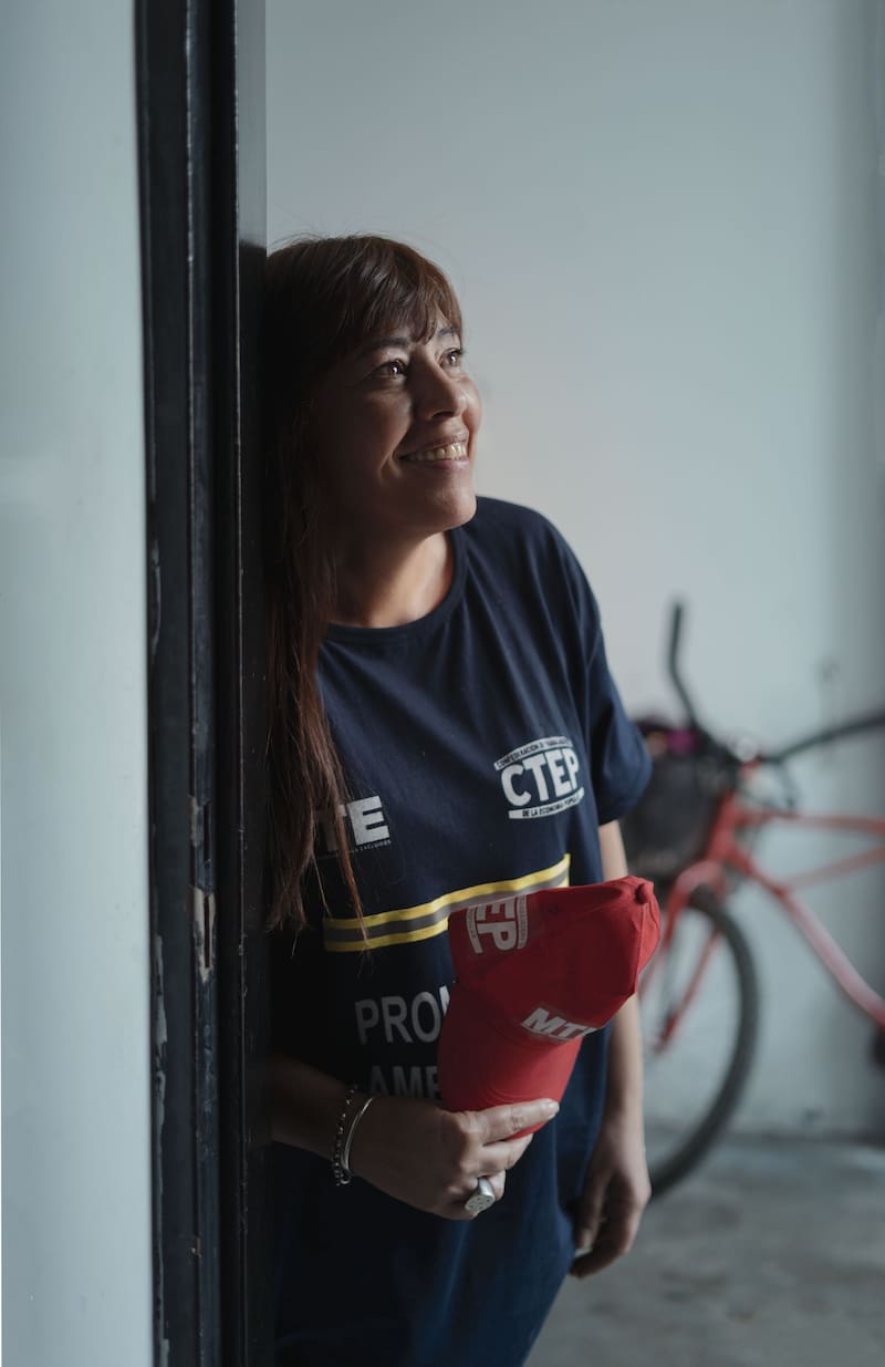 Jackie Flores, creadora del cuerpo de Promotoras Ambientales (Foto: Julieta Bugacoff)