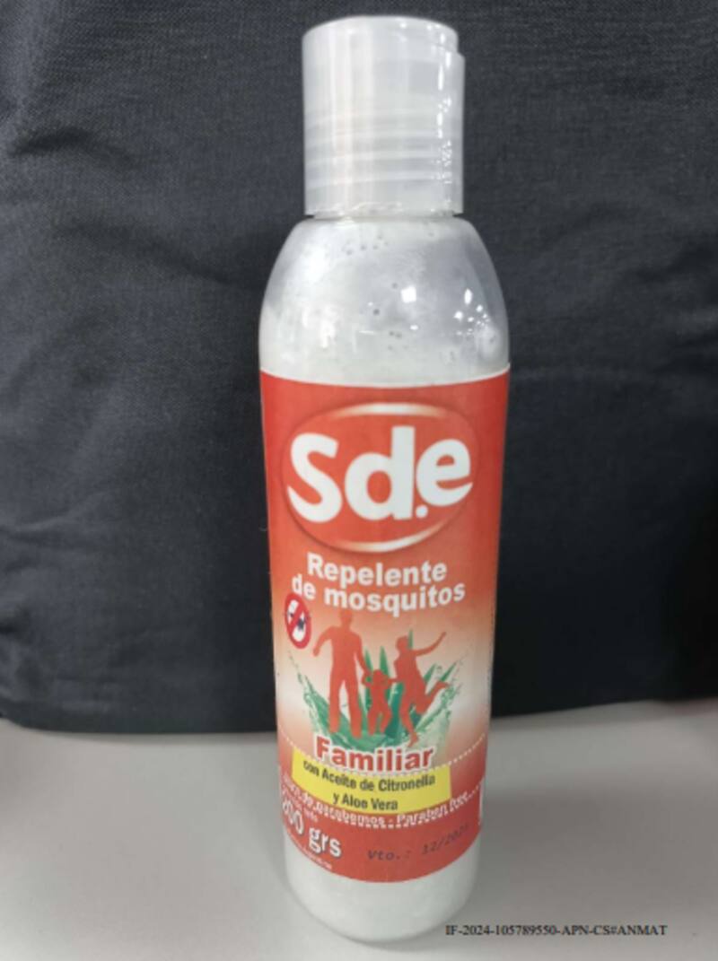 El repelente prohibido por la ANMAT.