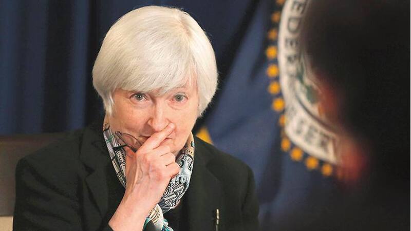 Janet Yellen, presidente saliente de la Reserva Federal