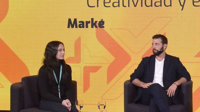 Natalia Alfonso, Cultural & Insights Manager de Be Influencers, y Kevin Kogan, fundador de Mobile First