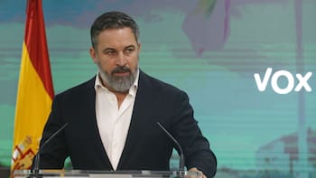 Abascal cuestiona los pactos de Vox con el PP en su discurso de fin de año