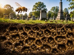 Científicos descubren 5,5 millones de abejas bajo un cementerio de Nueva York: el hallazgo podría ayudar a salvar a una especie clave