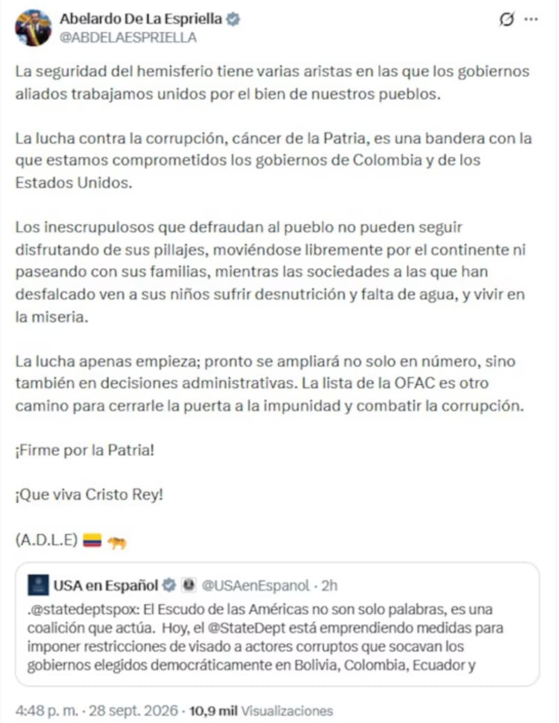 Dos de los nombres ya perdieron su visa, mientras el resto continúa sin una medida confirmada por Washington.