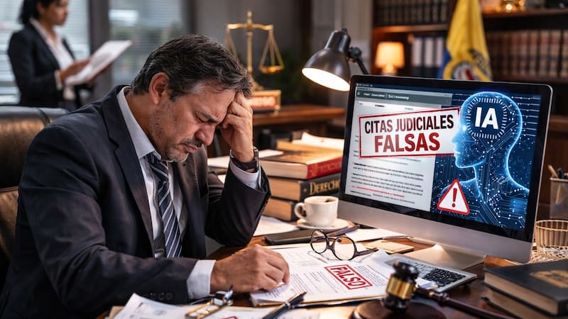 El caso abre un debate nacional sobre el uso de IA en los procesos judiciales en Colombia.