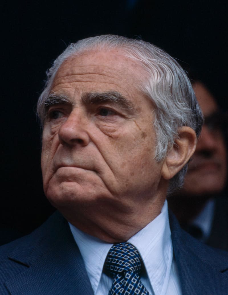 Abraham Beame, ex alcalde de Nueva York.
