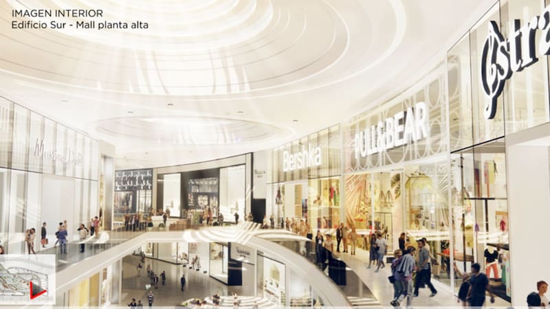 Abrirá el shopping más grande la Ciudad: tendrá más de 260 locales y estacionamiento para 6000 autos. Foto: @HilosValdebebas