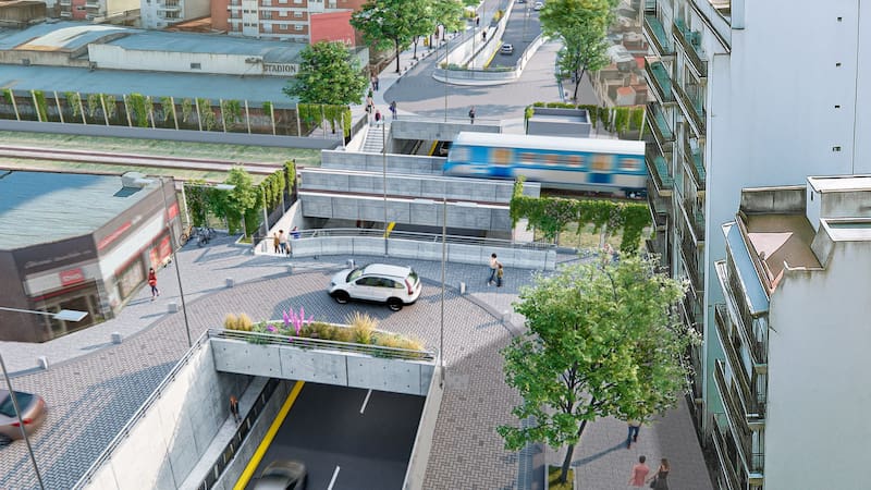 Abrirán un nuevo paso a nivel en CABA que terminará con el tráfico en un barrio clave. Foto: buenosaires.gob.ar