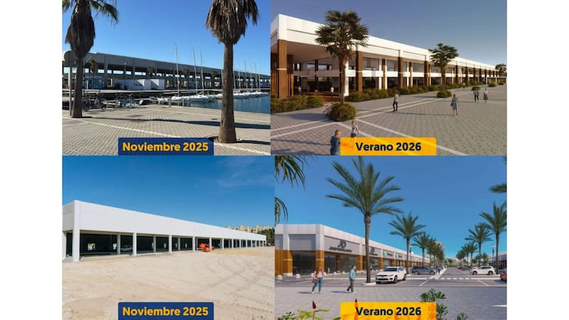 Abrirán uno de los centros comerciales más grandes de la costa: 50.000 m² con 700 lugares de estacionamiento y un puerto para barcos