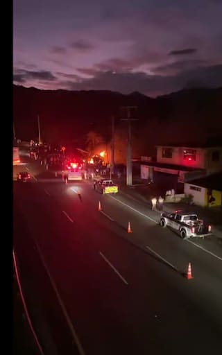 Grave accidente en la vía Bogotá - Girardot deja dos muertos tras incendio de camión cisterna