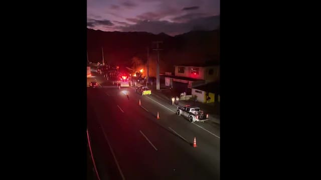 Grave accidente en la vía Bogotá - Girardot deja dos muertos tras incendio de camión cisterna