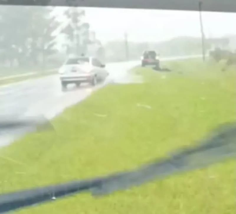 La zona donde se dio el accidente.