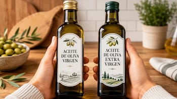 Aceite de oliva virgen o virgen extra: cuál es la diferencia y cuál conviene comprar