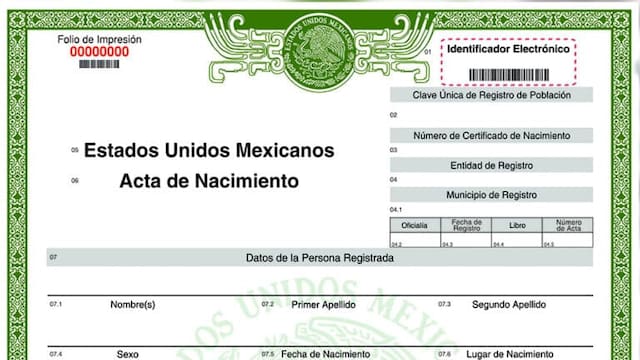 Es oficial | Hay un nuevo requisito para descargar el acta de nacimiento oficial gratis y en línea