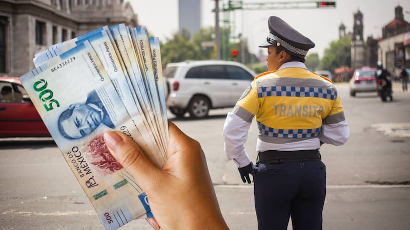 ¿Cuánto vale hoy una multa de tránsito en CDMX?