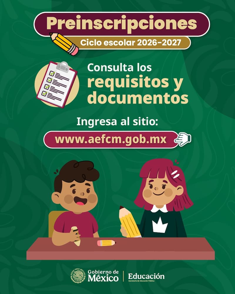 Para el próximo ciclo escolar, la SEP mantendrá requisitos básicos que deberán cumplir madres, padres o tutores al momento de realizar la preinscripción o inscripción de sus hijos en escuelas públicas.