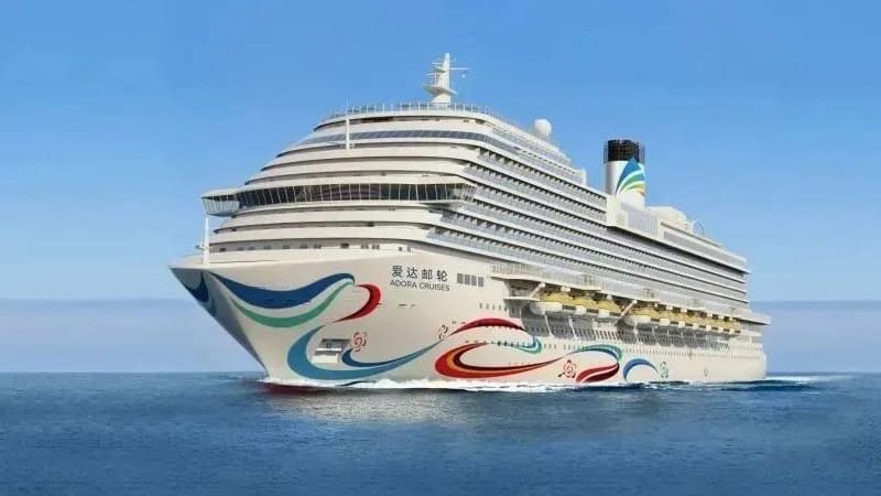 Adora Flora City el megacrucero chino que puede trasportar a más de 5,000 pasajeros