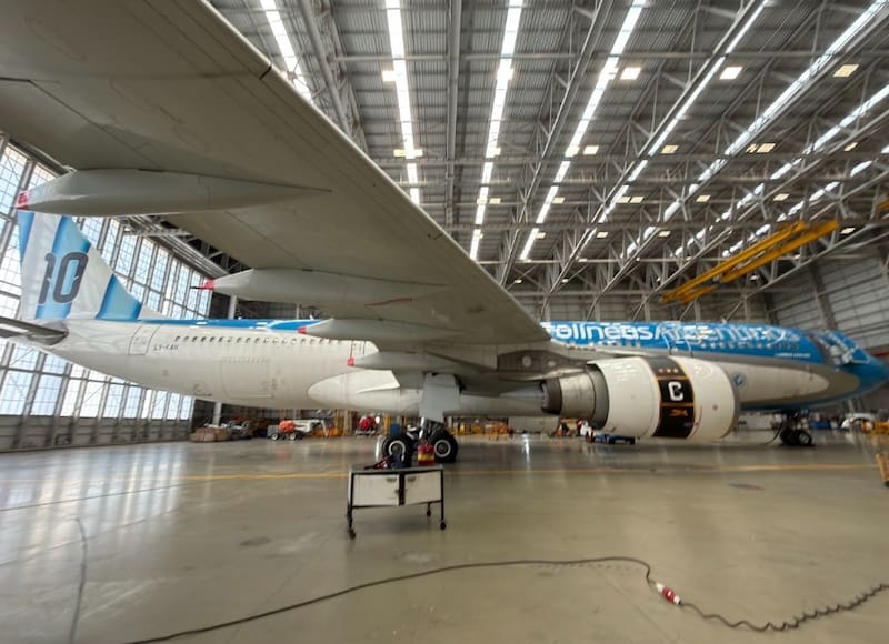 Aerolíneas Argentinas lanzó su nuevo diseño para el Mundial de fútbol 2026
