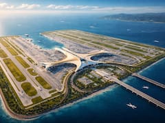 Construyen el aeropuerto flotante más grande del mundo: recibirá 80 millones de pasajeros al año y es orgullo del país