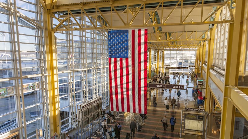 Aeropuerto de Estados Unidos