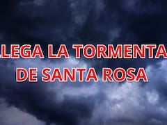 Se viene la tormenta de Santa Rosa: confirman cuándo podrían llegar las lluvias intensas con fuertes vientos