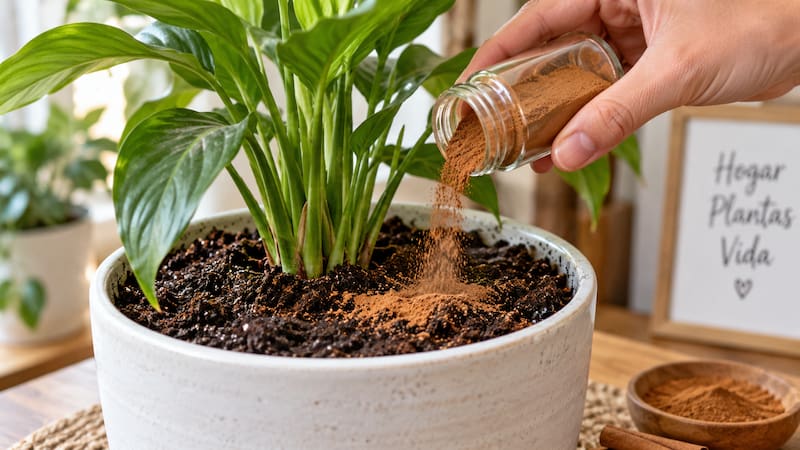 La canela puede ayudar a mantener alejadas hormigas y plagas.