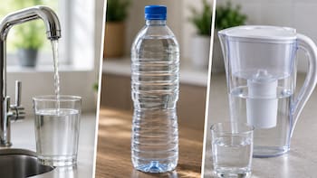 Qué agua es mejor para beber: de la canilla, embotellada o filtrada
