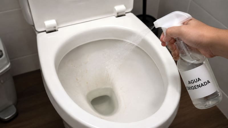 Agua oxigenada inodoro